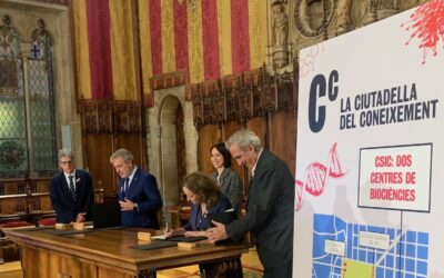 El CSIC i l’Ajuntament de Barcelona signen un protocol per a la construcció d’un edifici que acollirà dos instituts de recerca en salut