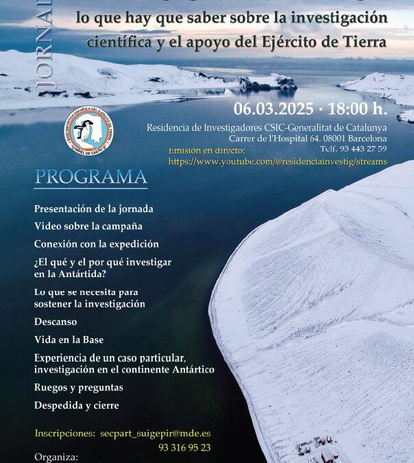La Residència d’Investigadors acoge una jornada para explicar todo lo que hay que saber sobre las campañas de investigación en la Antártica