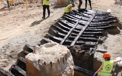 Descubierto un barco medieval en los cimientos del Mercat del Peix
